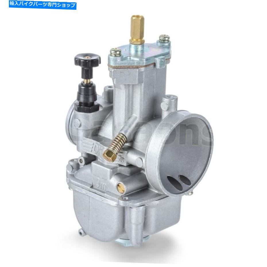 Carburetor [SASA]ユニバーサルPWK 19mmフラットスライドキャブレターキットは2ストローク50ccオコホンダに適合します [SASA] Universal PWK 19mm Flat Slide Carburetor Kit Fits 2 Stroke 50cc OKO Honda【並行輸入品】