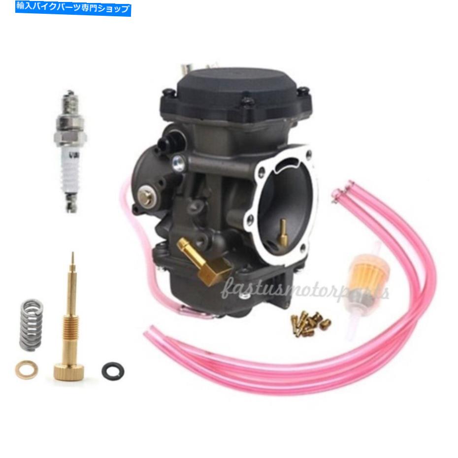 Carburetor ハーレーデビッドソンCV 40mmのパフォーマンスチューニングキャブレターとアイドル混合ネジ Performance Tuned Carburetor & Idle Mixture Screw for Harley Davidson CV 40MM【並行輸入品】