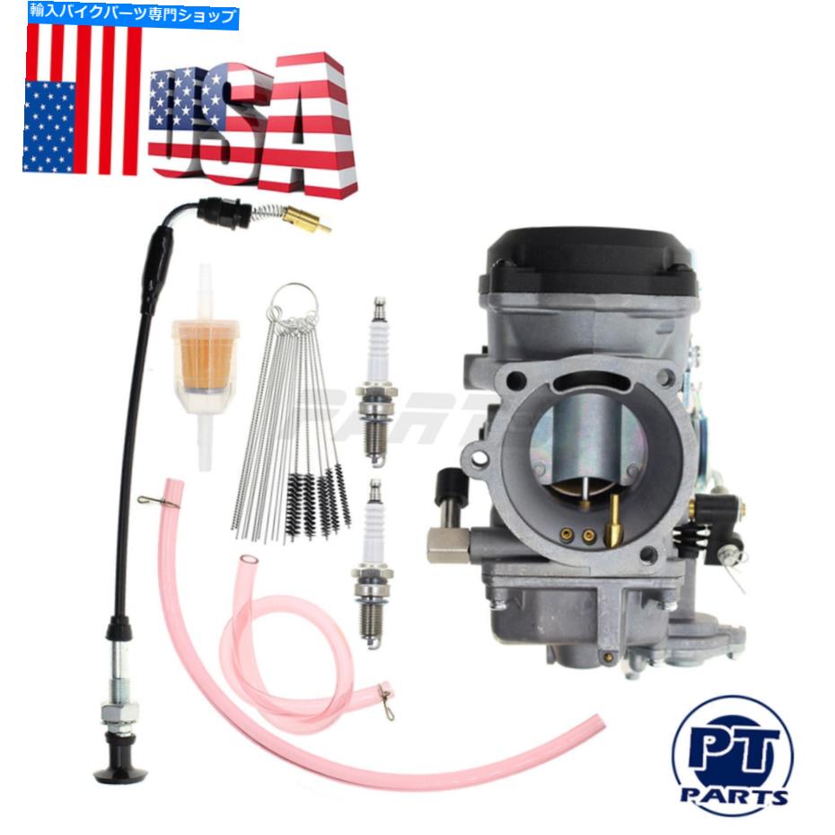 Carburetor HD Electra Glide Dyna用の新しいCV 40mmキャブレターアセンブリ1989-2007 New CV 40MM Carburetor Assembly For HD Electra Glide Dyna 1989-2007【並行輸入品】