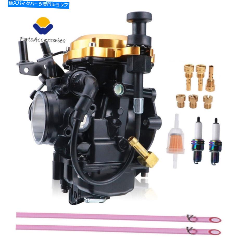 Carburetor ハーレーダビッドソンスポーツスター883 1200 XL883 XLH1200のCV40ゴールデンキャブレター CV40 Golden Carburetor for Harley-Davidson Sportster 883 1200 XL883 XLH1200【並行輸入品】