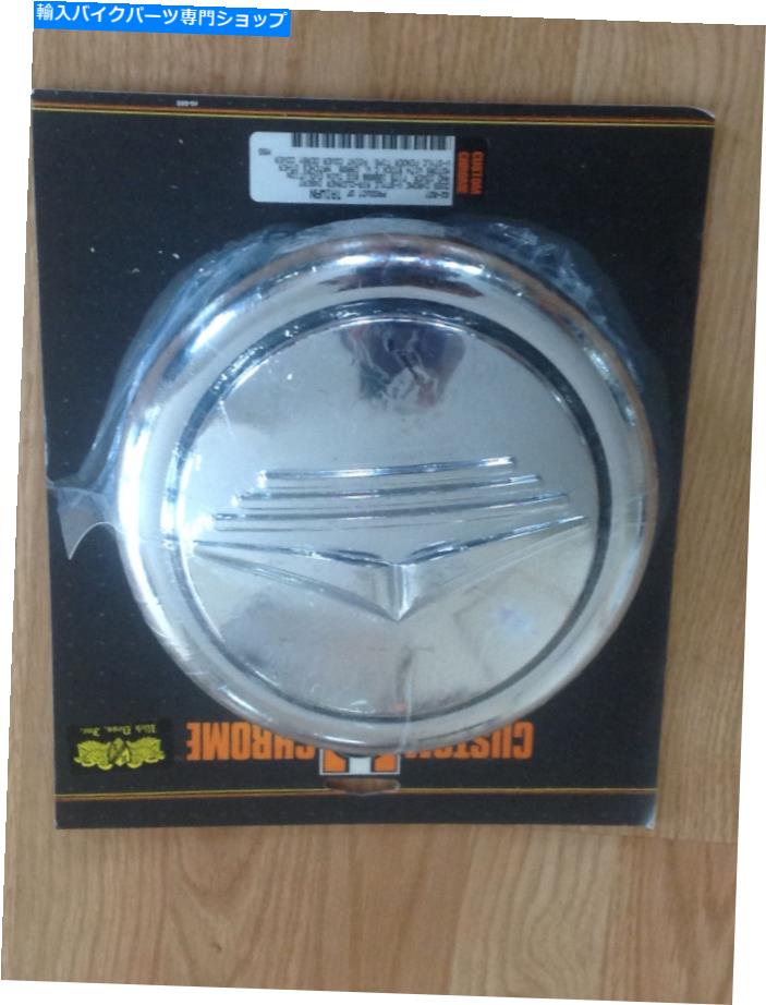 Carburetor リックドスクロムVスタイルエアクリーナーカバーハーレーCVカーブエボモーターズ1990-1998 Rick Doss Chrome V-Style Air Cleaner Cover Harley CV Carb Evo Motors 1990-1998【並行輸入品】