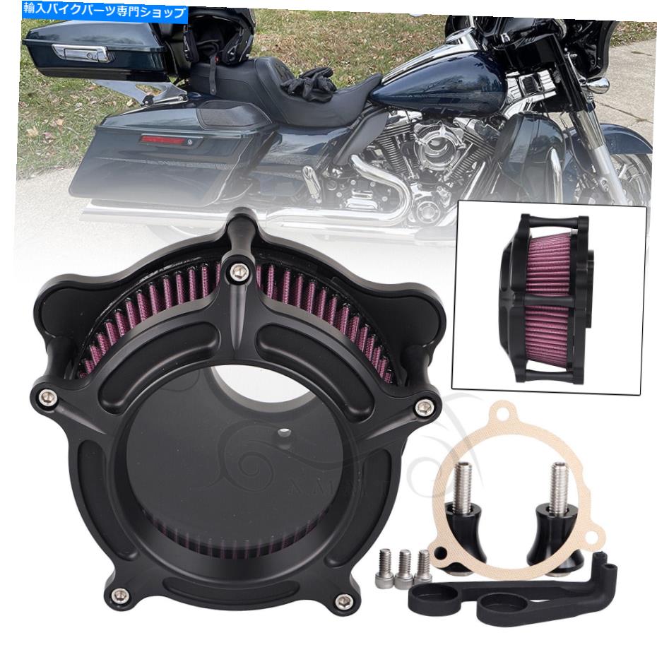Air Filter ハーレーM8ソフトエールロードグライド用マットブラッククリアクリーナー吸気フィルターキット Matte Black Clear Air Cleaner Intake Filter Kit For Harley M8 Softail Road Glide【並行輸入品】|Us Custom Parts Shop USDM