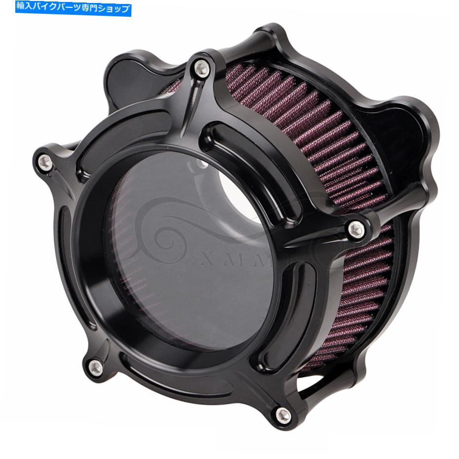 Air Filter ハーレーダイナソフトアイルロードキングFLSTF用のオートバイブラックCNCエアクリーナーフィルターフィルター Motorcycle Black CNC Air Cleaner Filter For Harley Dyna Softail Road King FLSTF【並行輸入品】｜Us Custom Parts Shop USDM