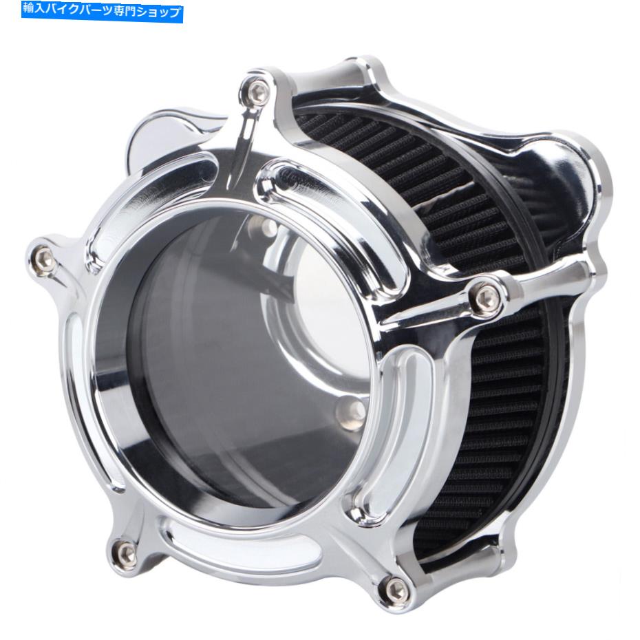 Air Filter ハーレーストリートグライドFLHX特別flhxのためのクリアエアクリーナーブラックインテークフィルター Clear Air Cleaner Black Intake Filter for Harley Street Glide FLHX Special FLHXS【並行輸入品】