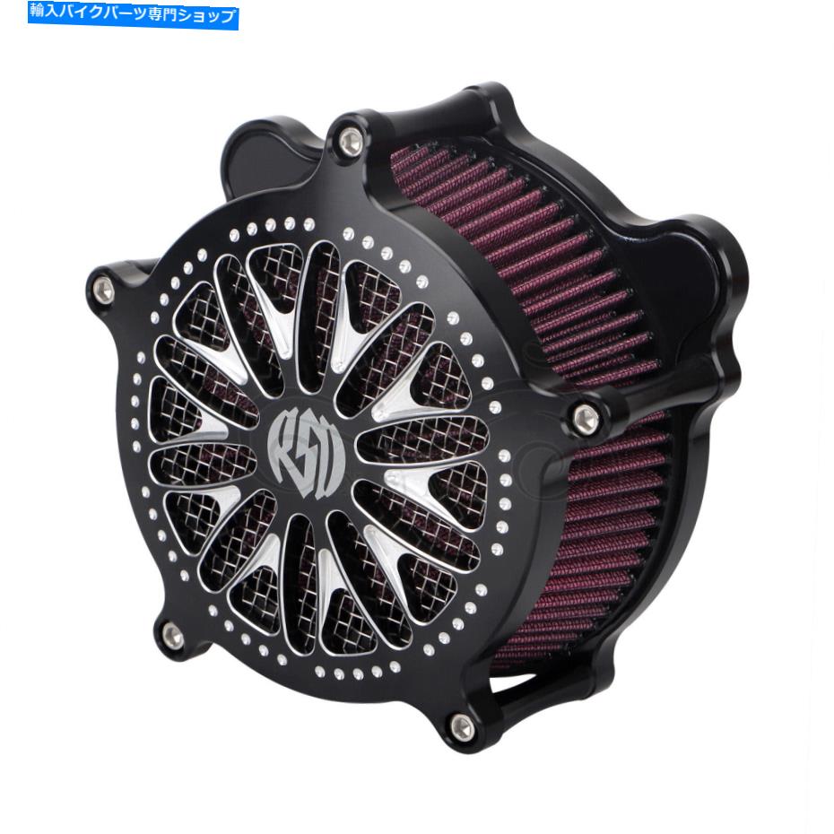 Air Filter ハーレーダイナワイドグライドFXDWG用ブラックエアクリーナー赤吸気フィルターキット Black Edge Air Cleaner Red Intake Filter Kit For Harley Dyna Wide Glide FXDWG【並行輸入品】|Us Custom Parts Shop USDM