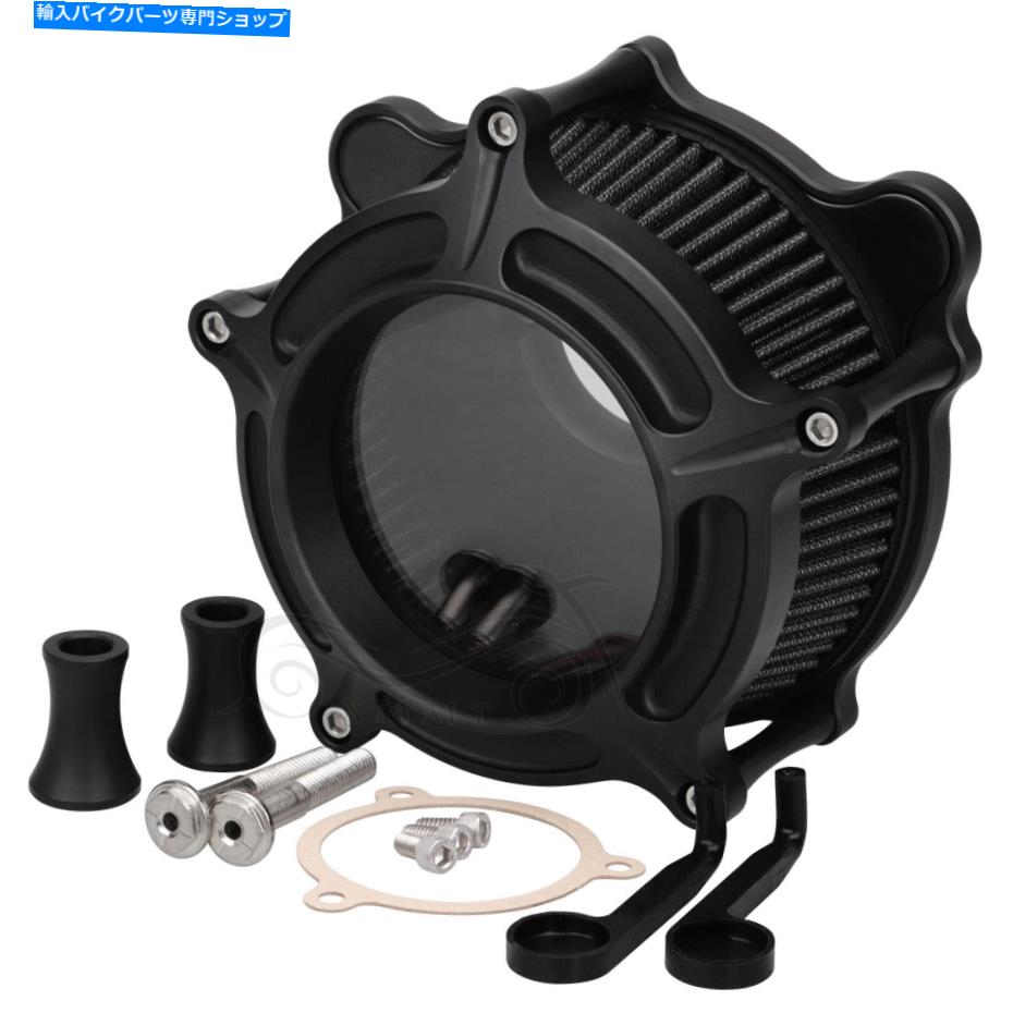 Air Filter ハーレーストリートエレクトラグライドFlht flhxに適合するブラックエアクリーナーインテークフィルター Black Air Cleaner Intake Filter Fits For Harley Street Electra Glide FLHT FLHX【並行輸入品】|Us Custom Parts Shop USDM
