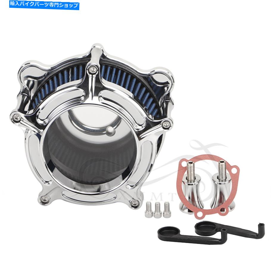 Air Filter ハーレーダイナエレクトラストリートグライド用のオートバイクロムエアクリーナーインテークフィルター Motorcycle Chrome Air Cleaner Intake Filter For Harley Dyna Electra Street Glide【並行輸入品】 45,936円