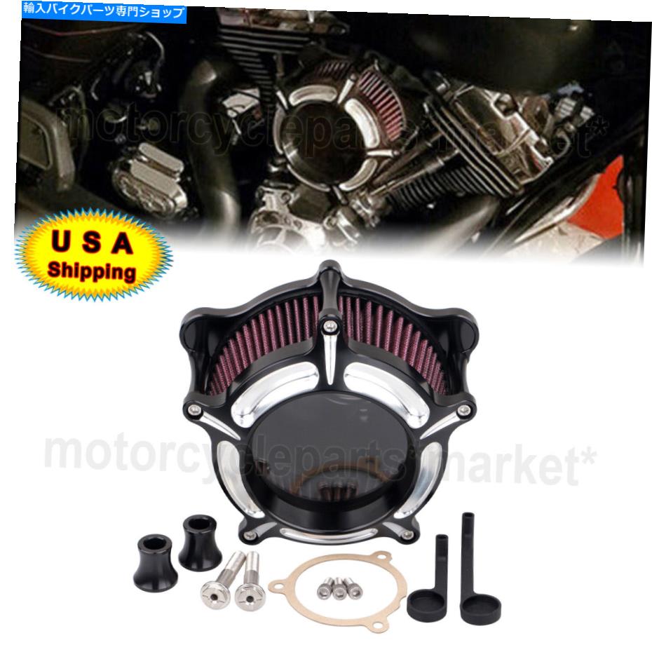 Air Filter ハーレーソフトエレクトラグライドロードキングflhx flhtkのエアクリーナーインテークフィルター Air Cleaner Intake Filter For Harley Softail Electra Glide Road King FLHX FLHTK【並行輸入品】