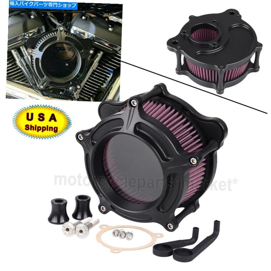 Air Filter Black Clarity Air Cleaner Red Intake Filter for HarleySoftail Road King flhx us us Black Clarity Air Cleaner Red Intake Filter For Harley Softail Road King FLHX US【並行輸入品】