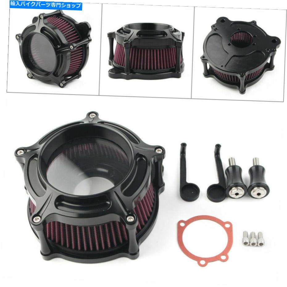 Air Filter ハーレーダイナストリートボブローライダースーパーワイドグライドのエアクリーナー吸気フィルター Air Cleaner Intake Filter for Harley Dyna Street Bob Low Rider Super Wide Glide【並行輸入品】