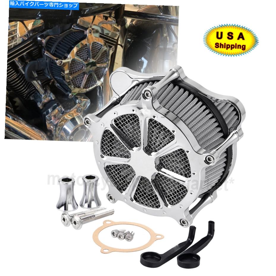 Air Filter ハーレーツアーのエアリークリーナー吸気フィルターエレクトラトライストリートグライドスリムFLS Air Cleaner Intake Filter For Harley Touring Electra Tri Street Glide Slim FLS【並行輸入品】
