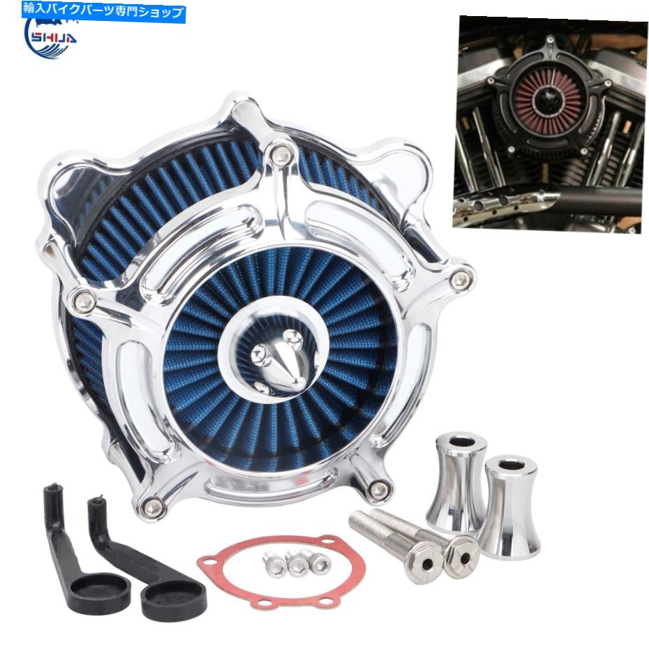 Air Filter Chrome Spike Air Cleaner Bule Intake Filter Kit for HarleySoftail Dynaツーリング Chrome Spike Air Cleaner Bule Intake Filter Kit For Harley Softail Dyna Touring【並行輸入品】｜Us Custom Parts Shop USDM