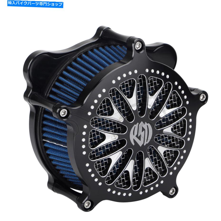 Air Filter ハーレーエレクトラストリートグライドダイナソフトアイルのエアクリーナーインテークフィルター1993-2007 Air Cleaner Intake Filter For Harley Electra Street Glide Dyna Softail 1993-2007【並行輸入品】