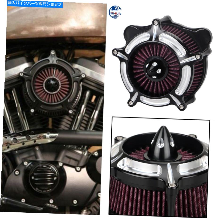 Air Filter ハーレーツーリンググライドストリートロードキングFLHR用のタービンエアクリーナー吸気フィルターフィルター Turbine Air Cleaner Intake Filter For Harley Touring Glide Street Road King FLHR【並行輸入品】