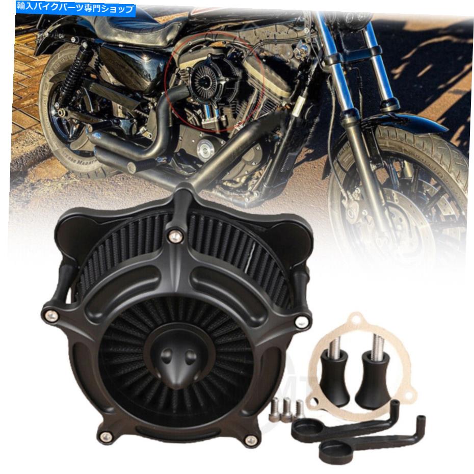 Air Filter ハーレーツアーストリートロードグライドキングのためのブラックエアクリーナー吸気フィルター Black Air Cleaner Intake Filter For Harley Touring Street Road Glide King New【並行輸入品】|Us Custom Parts Shop USDM