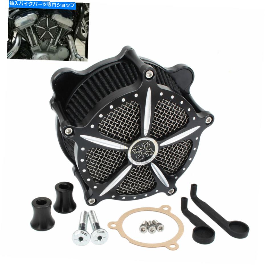 Air Filter CNCクロスエアクリーナーキットインテークフィルターハーレーエレクトラグライドソフトアイルファットボーイ CNC Cross Air Cleaner Kit Intake Filter For Harley Electra Glide Softail Fat Boy【並行輸入品】｜Us Custom Parts Shop USDM