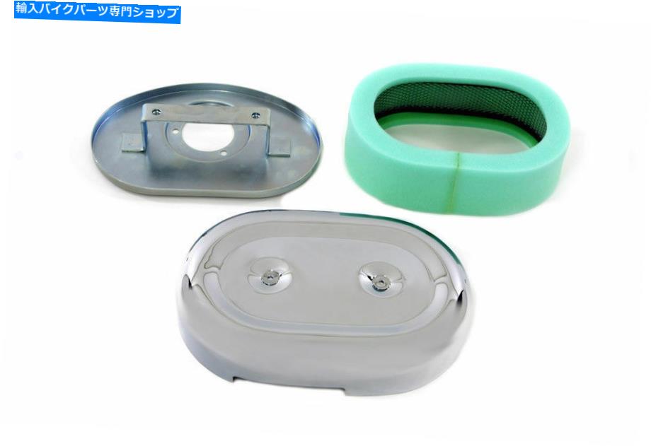Air Filter v-TwinによるHarley Davidsonの楕円形のエアクリーナーアセンブリ Oval Air Cleaner Assembly for Harley Davidson by V-Twin【並行輸入品】|Us Custom Parts Shop USDM