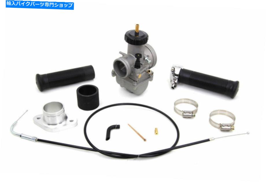 Carburetor OKO 38mmフラットサイド交換炭水化物キャブレターキットハーレーシャベルヘッドスポーツスター OKO 38mm Flat Side Replacement Carb Carburetor Kit Harley Shovelhead Sportster【並行輸入品】