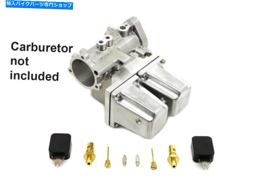 Carburetor Lシリーズデュアルキャブレターボウルキットは、ハーレーダビッドソンに適合します L Series Dual Carburetor Bowl Kit fits Harley-Davidson【並行輸入品】
