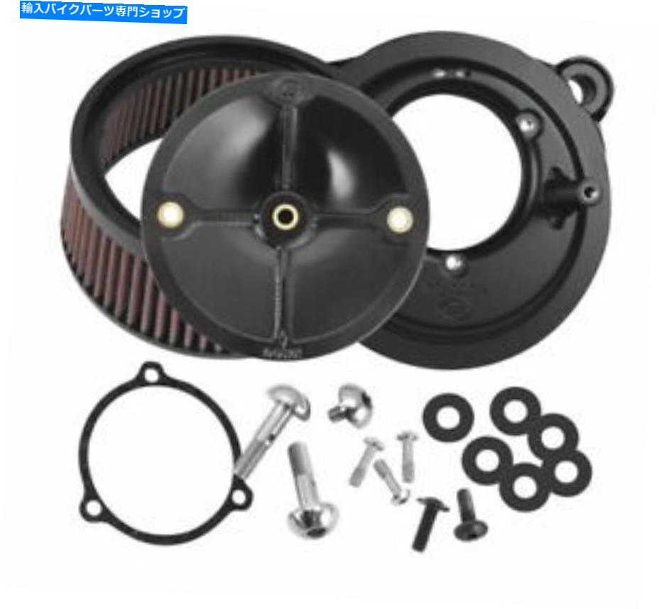 Carburetor S＆Sサイクル170-0164スロットルホグスロットルボディ用のステルスエアクリーナーキット S & S Cycle 170-0164 Stealth Air Cleaner Kits for Throttle Hog Throttle Bodies【並行輸入品】
