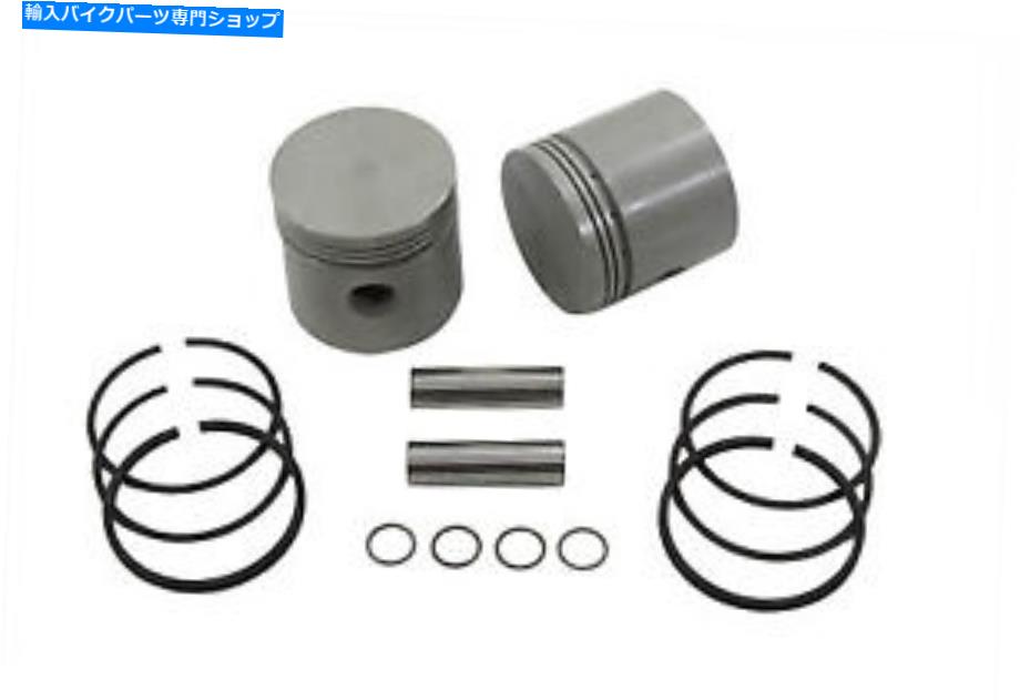 Carburetor 3-7/16 "ピストンセット.030特大フィットハーレーダビッドソン 3-7/16" Piston Set .030 Oversize fits Harley-Davidson【並行輸入品】|Us Custom Parts Shop USDM