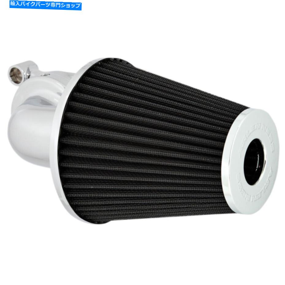 Air Filter アーレンネス-81-006-カバーなしのモンスターサッカーエアクリーナーキット、クロム Arlen Ness - 81-006 - Monster Sucker Air Cleaner Kit with No Cover, Chrome【並行輸入品】|Us Custom Parts Shop USDM