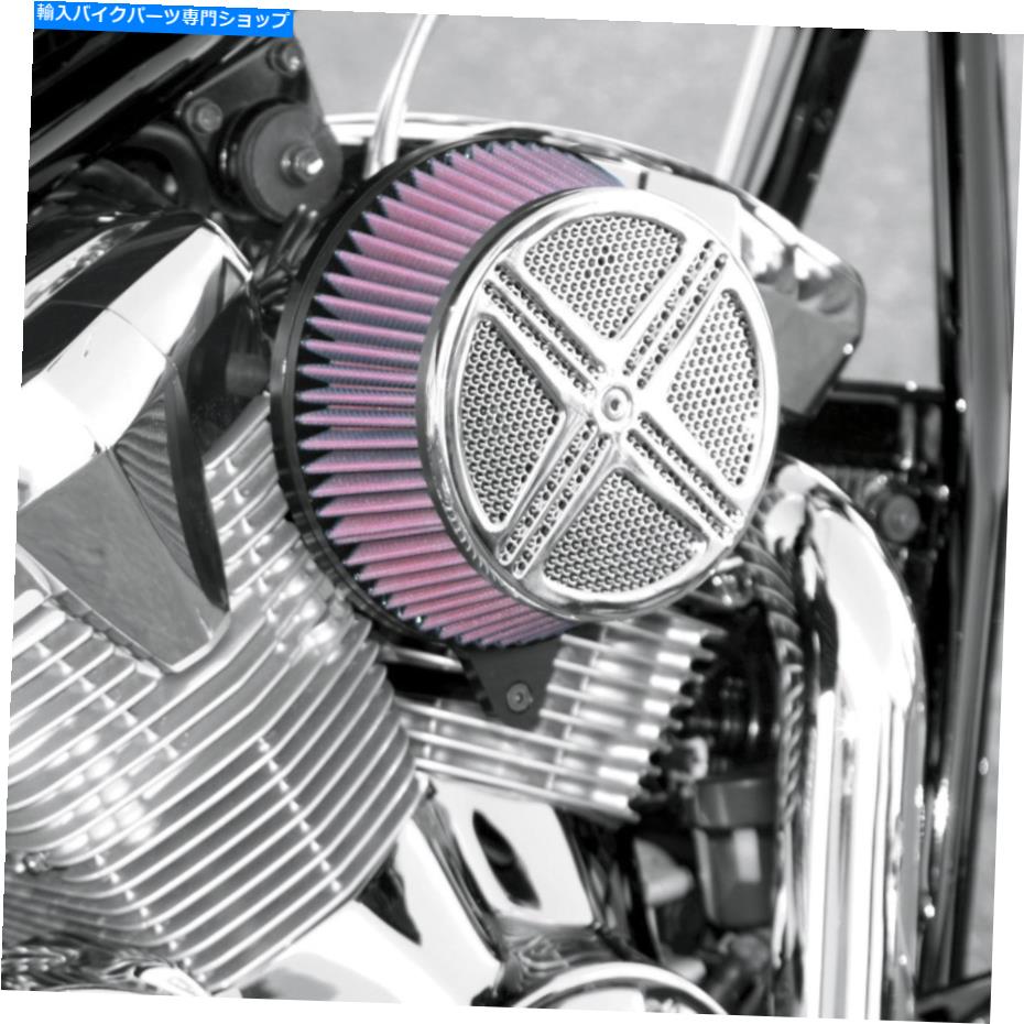 Air Filter La Choppers BA-2313-00 XXX Big Air Kit-Chrome LA Choppers BA-2313-00 xXx Big Air Kit - Chrome【並行輸入品】