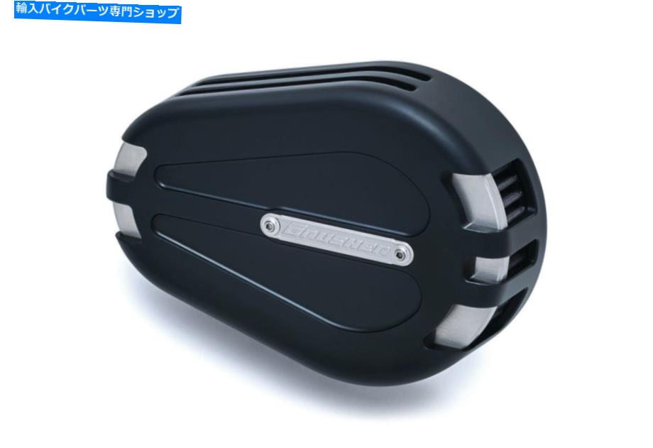 Air Filter ハーレーツインカム99-16サテンブラック用のクラッシャーマーベリックプロステージ1エアクリーナー Crusher Maverick Pro Stage 1 Air Cleaner for Harley Twin Cam 99-16 Satin Black【並行輸入品】