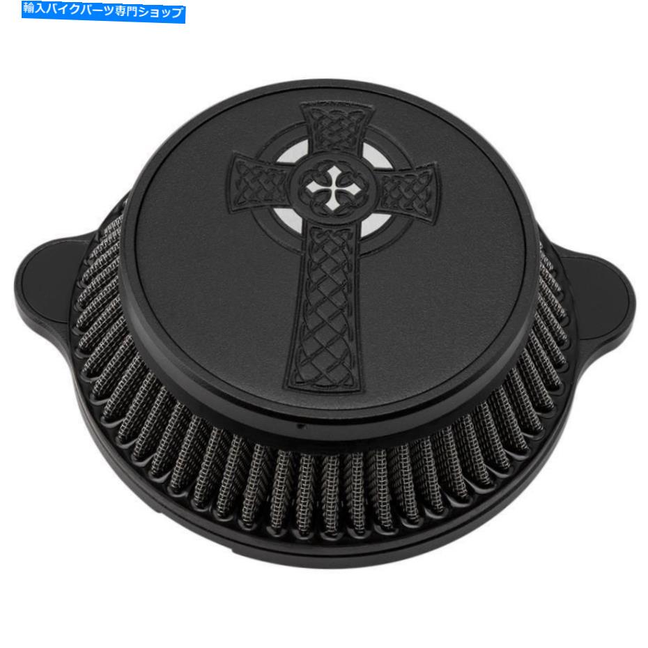 Air Filter LAチョッパーズLA -2397-03Bエアクリーナーアセンブリ - ケルティッククロスカバー - ブラック LA Choppers LA-2397-03B Air Cleaner Assembly - Celtic Cross Cover - Black【並行輸入品】｜Us Custom Parts Shop USDM