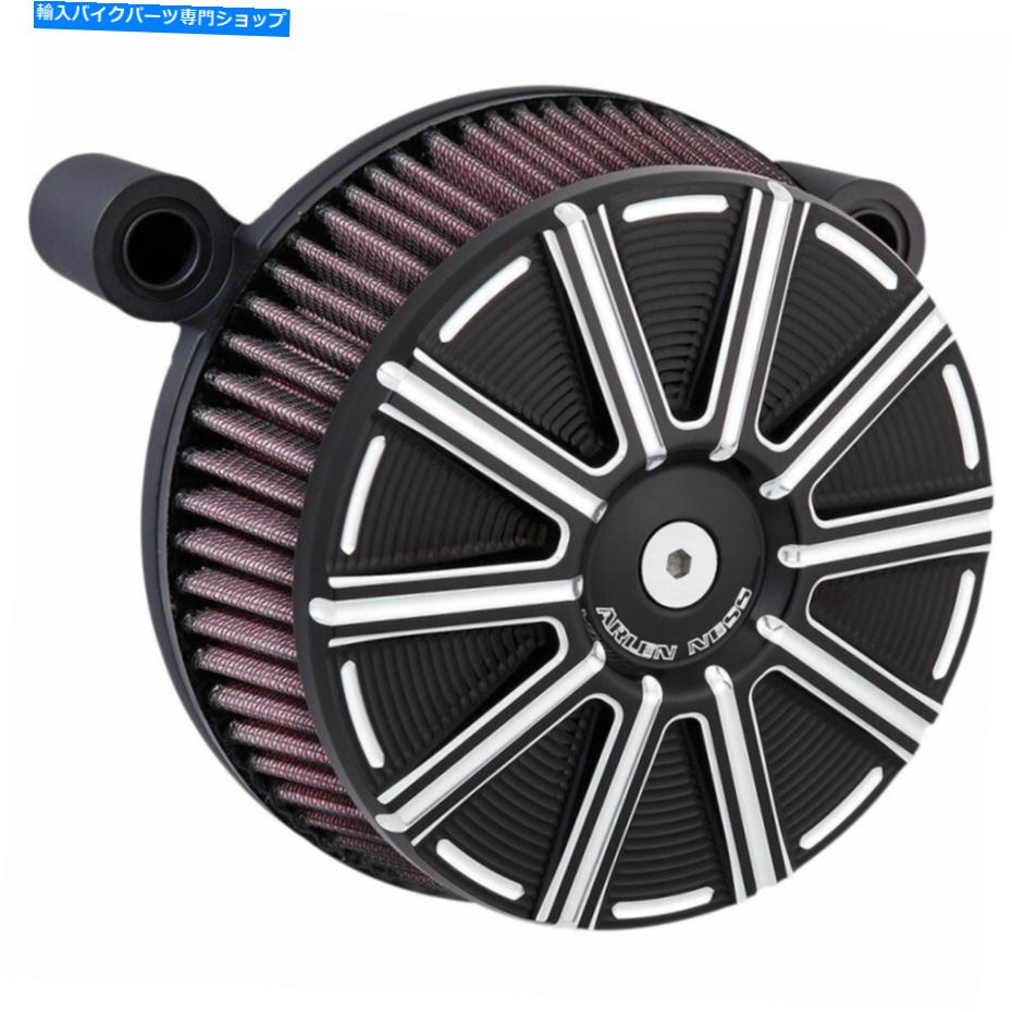 Air Filter アーレンネスM8ブラック10ゲージビッグサッカーエアクリーナー2017-19ハーレーM-8 Arlen Ness M8 Black 10-Gauge Big Sucker Air Cleaner 2017-19 Harley M-Eight【並行輸入品】｜Us Custom Parts Shop USDM