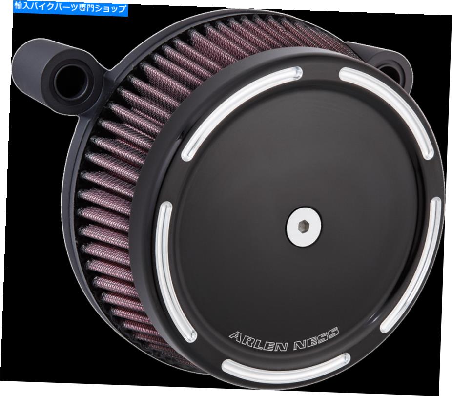 Air Filter アーレンネスビッグサッカーエアクリーナースロットトラック、ブラック18-308 Arlen Ness Big Sucker Air Cleaner Slot Track, black 18-308【並行輸入品】