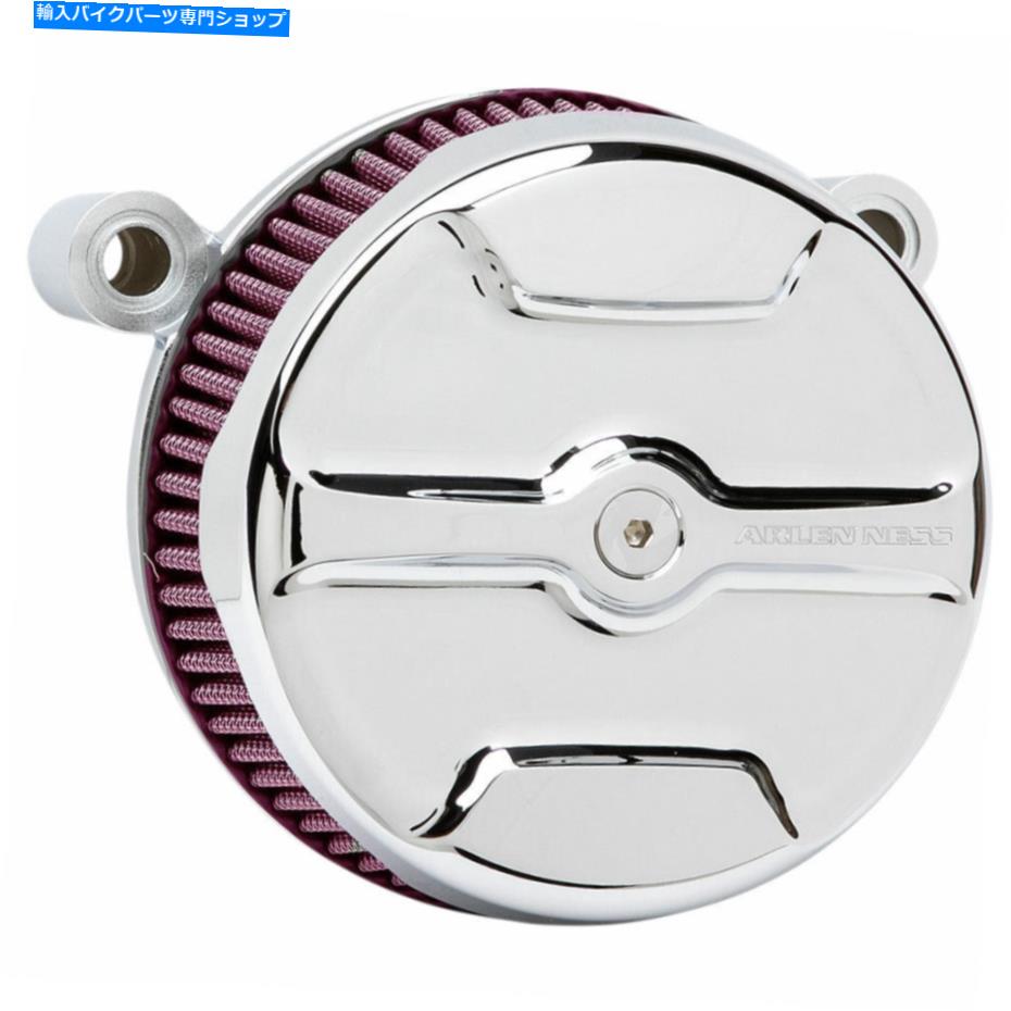 Air Filter アーレンネスクロムナックルカバービッグサッカーエアクリーナー2017-19ハーレーM8 Arlen Ness Chrome Knuckle Cover Big Sucker Air Cleaner 2017-19 Harley M8【並行輸入品】