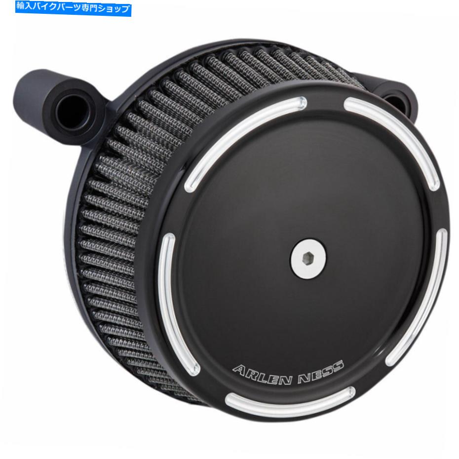 Air Filter アーレンネスブラックスロットトラックビッグサッカーエアクリーナーシンフィルター1999-01ハーレーFLH Arlen Ness Black Slot Track Big Sucker Air Cleaner Syn Filter 1999-01 Harley FLH【並行輸入品】