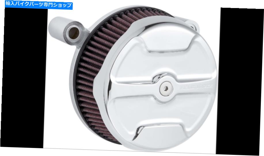 Air Filter アーレンネスナックルステージIエアクリーナーフィルタークロームハーレーXLスポーツスター88+ Arlen Ness Knuckle Stage I Air Cleaner Filter Chrome Harley XL Sportster 88+【並行輸入品】