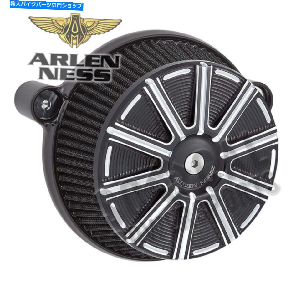 Air Filter Arlen Ness Big SuckerステージIエアフィルターキット-10ゲージ-Black -18-315 Arlen Ness Big Sucker Stage I Air Filter Kit - 10-Gauge - Black - 18-315【並行輸入品】