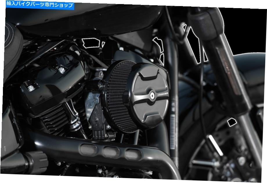 Air Filter Arlen Ness [18-754]ビッグサッカーステージIエアフィルターキットブラック - ナックル Arlen Ness [18-754] Big Sucker Stage I Air Filter Kit Black - Knuckle【並行輸入品】