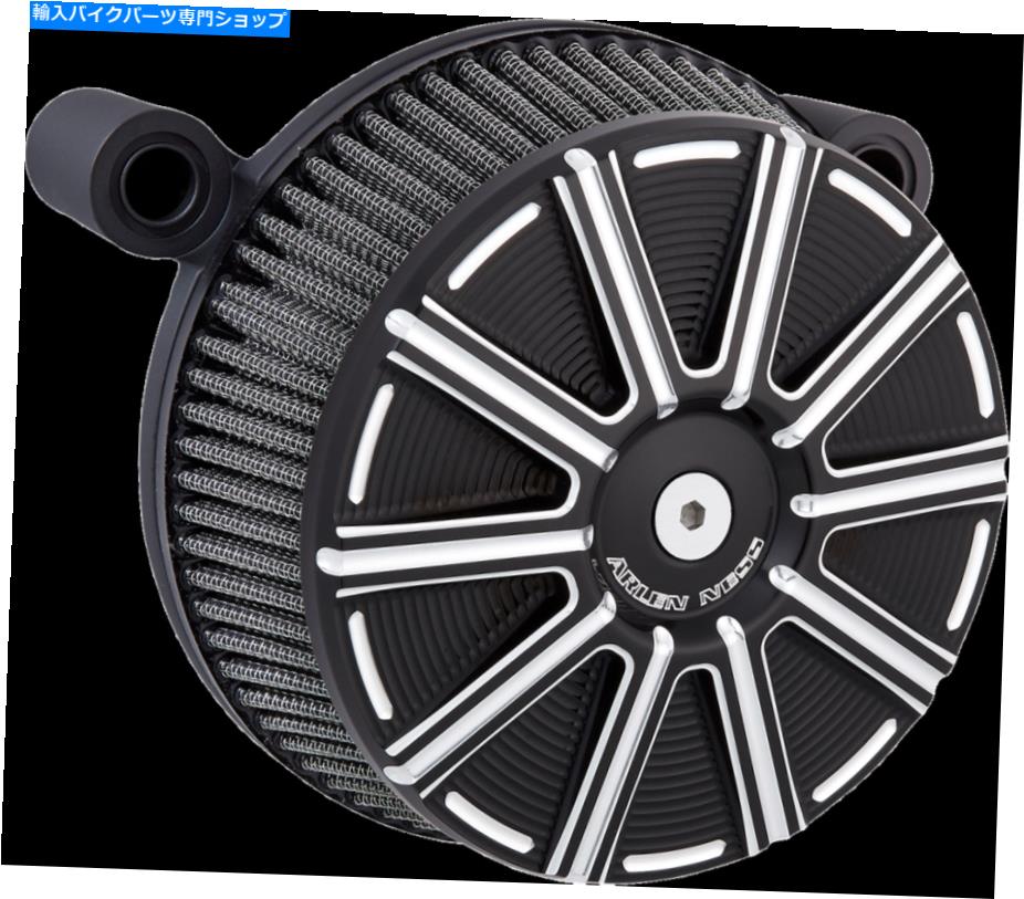 Air Filter アーレンネスビッグサッカーステージ1エアフィルターキットブラック10ゲージ50-291 Arlen Ness Big Sucker Stage 1 Air Filter Kit Black 10-Gauge 50-291【並行輸入品】