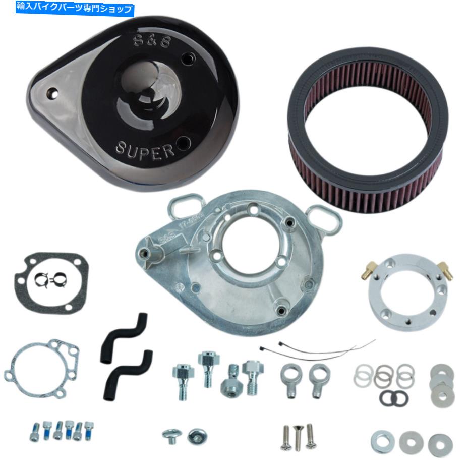 Air Filter SおよびSサイクルエアクリーナーティアドロップ-'01 -17ブラック170-0304b S AND S CYCLE Air Cleaner Tear-Drop - '01-17 Black 170-0304B【並行輸入品】