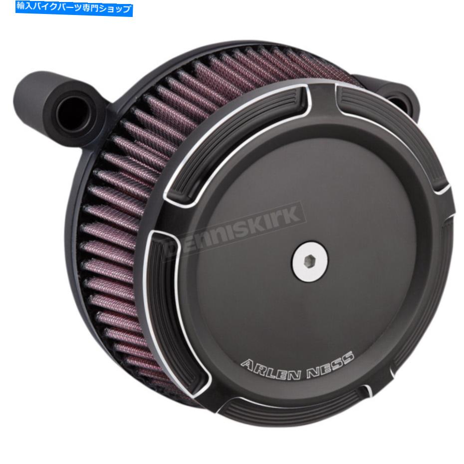 Air Filter アーレンネスブラックビッグサッカーステージ1エアフィルターキット-50-843（CAに船はありません） Arlen Ness Black Big Sucker Stage 1 Air Filter Kit-50-843(no ship to CA)【並行輸入品】