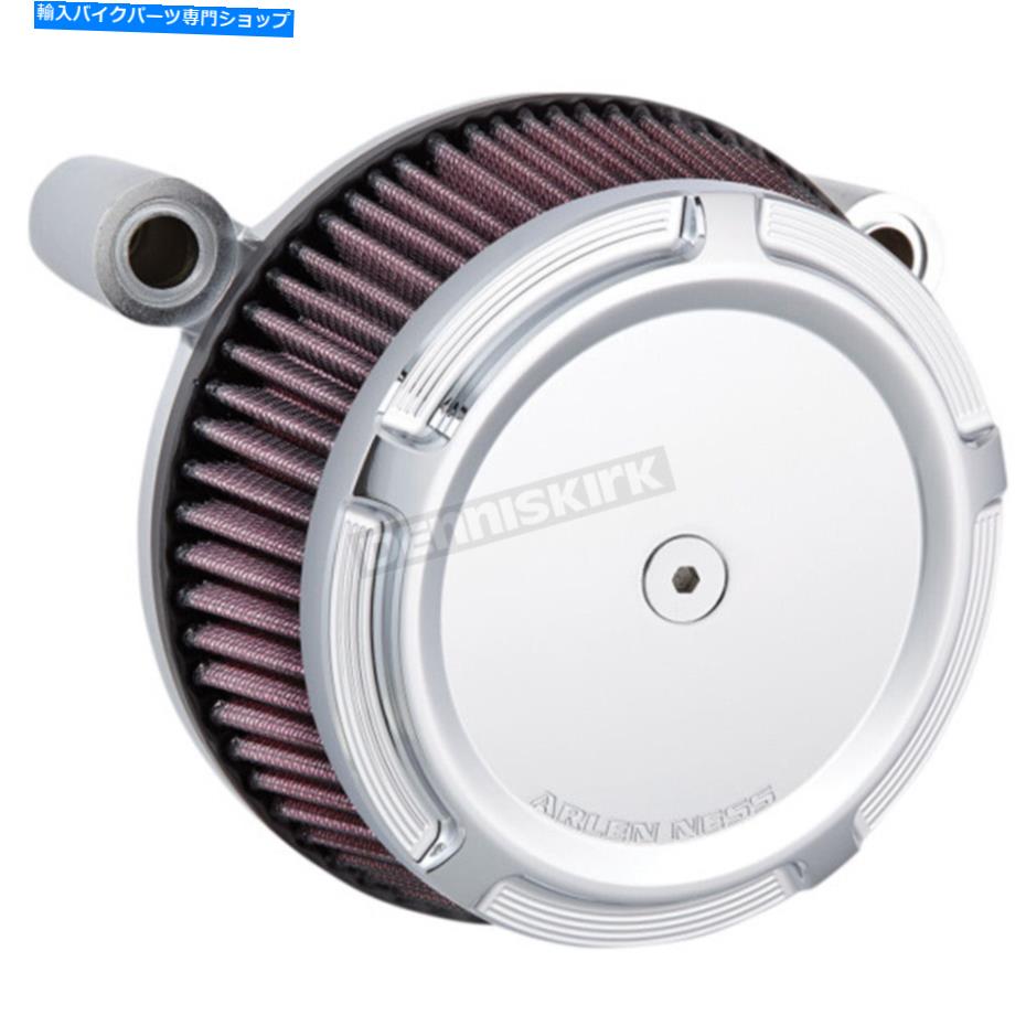 Air Filter Arlen Ness Chrome Big Suckerステージ1エアフィルターキット-50-845（CAに船はありません） Arlen Ness Chrome Big Sucker Stage 1 Air Filter Kit-50-845(no ship to CA)【並行輸入品】