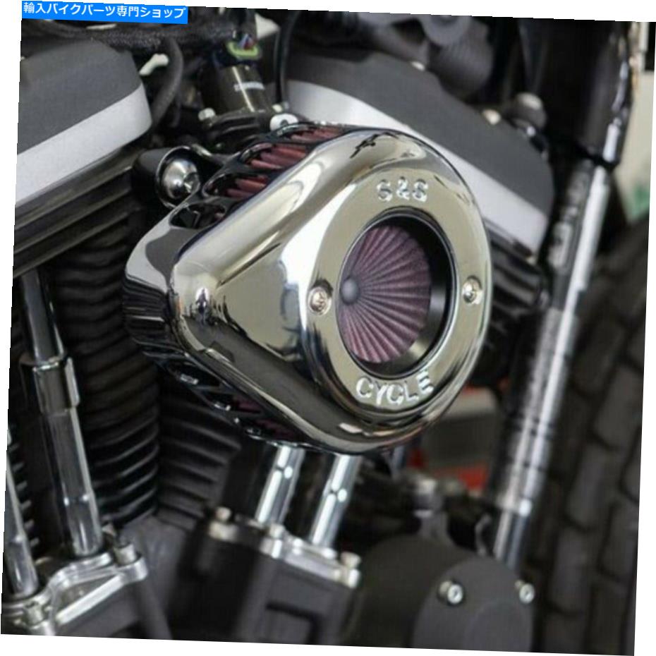 Air Filter S＆SサイクルChrome Air Stinger Stingerクリーナーエアフィルターキット07+ハーレースポーツスター S&S Cycle Chrome Air Stinger Stealth Cleaner Air Filter Kit 07+ Harley Sportster【並行輸入品】