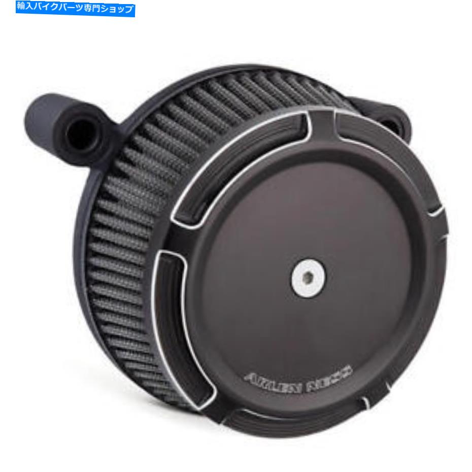 Air Filter Arlen Ness Big Suckerステージ1エアクリーナーベベルssフィルターブラック＃50-841 Arlen Ness Big Sucker Stage 1 Air Cleaner Beveled SS Filter Black #50-841【並行輸入品】