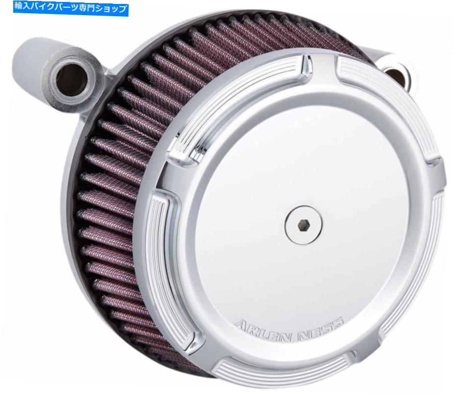 Air Filter Arlen Ness Big Sucker Stage I Air Filter Kit Cover-Veveled-Chrome-50847 Arlen Ness Big Sucker Stage I Air Filter Kit with Cover-Beveled-Chrome-50847【並行輸入品】