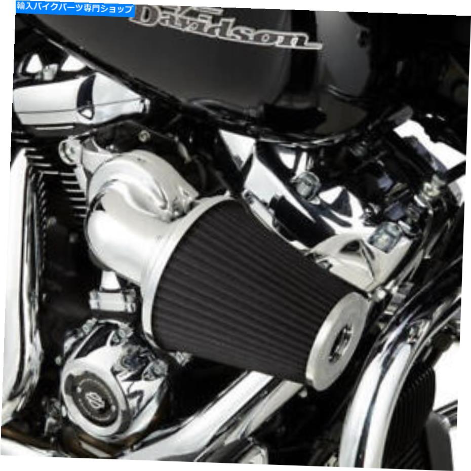 Air Filter アーレンネスモンスターサッカー90度エアクリーナーキット標準クロムハーレーM8 Arlen Ness Monster Sucker 90-Degree Air Cleaner Kit Standard Chrome Harley M8【並行輸入品】
