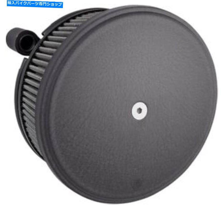 Air Filter Arlen Ness Big Suckerステージ2エアクリーナーキットカバーリンクルブラック＃50-820 Arlen Ness Big Sucker Stage 2 Air Cleaner Kit With Cover Wrinkle Black #50-820【並行輸入品】