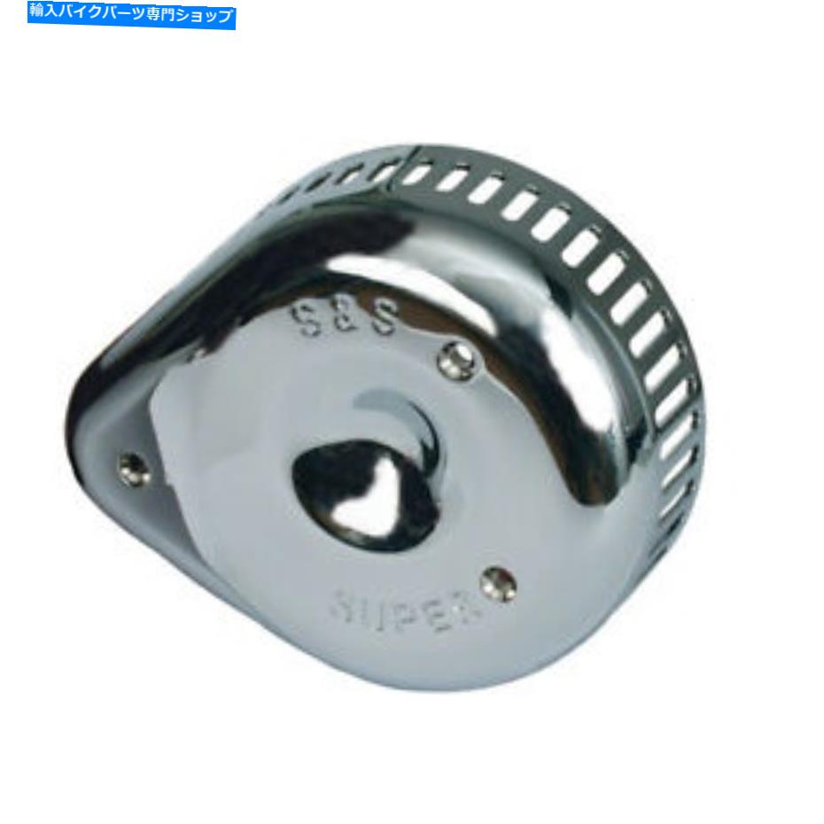 Air Filter S＆SフィルターカバーTeardrop Desperado Chrome for Harley -Davidson S＆S Super E/G S&S Filter Cover Teardrop Desperado Chrome for Harley - Davidson S&S Super E/G【並行輸入品】