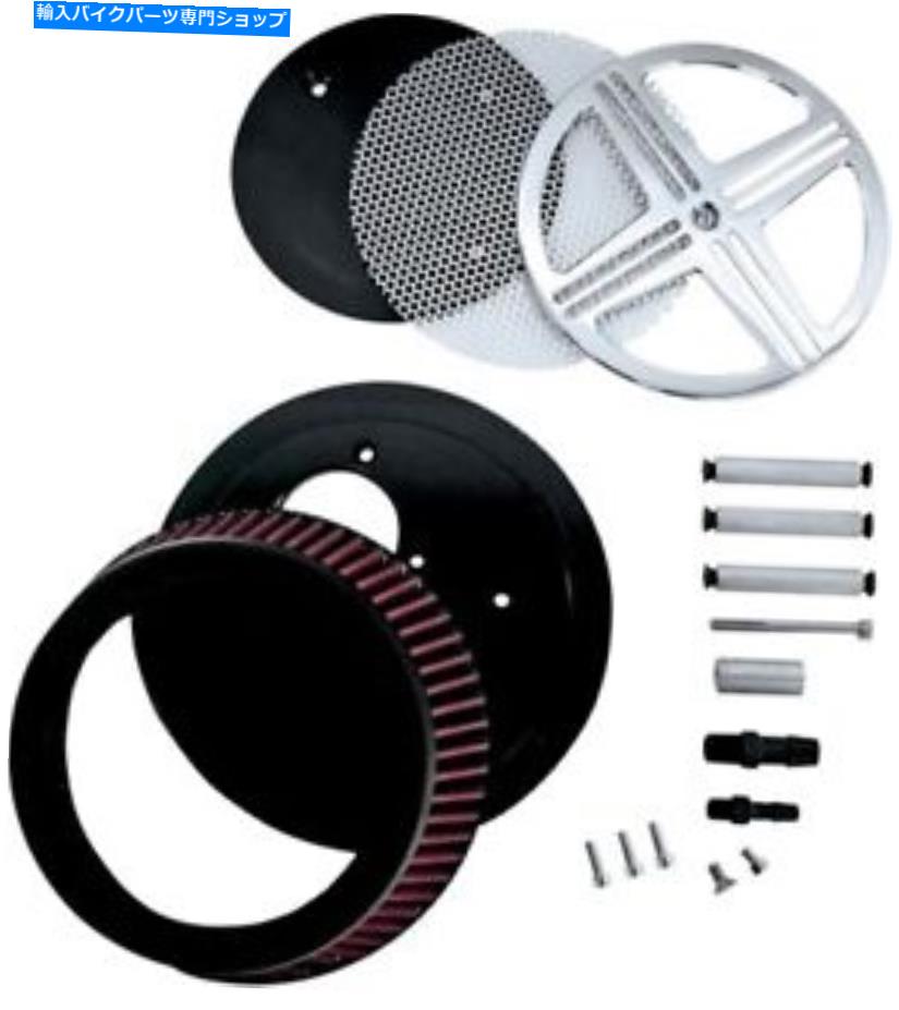Air Filter バロントリプルXバックビッグエアキットエアクリーナークロムフィットヤマハVスター1100 Baron Triple X BAK Big Air Kit Air Cleaner Chrome fits Yamaha V-Star 1100【並行輸入品】