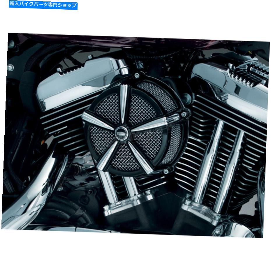 Air Filter Kuryakyn Black/Chrome Hi -5 Mach 2エアクリーナーキット-9549（CAに船なし） Kuryakyn Black/Chrome Hi-Five Mach 2 Air Cleaner Kit - 9549 (no ship to CA)【並行輸入品】