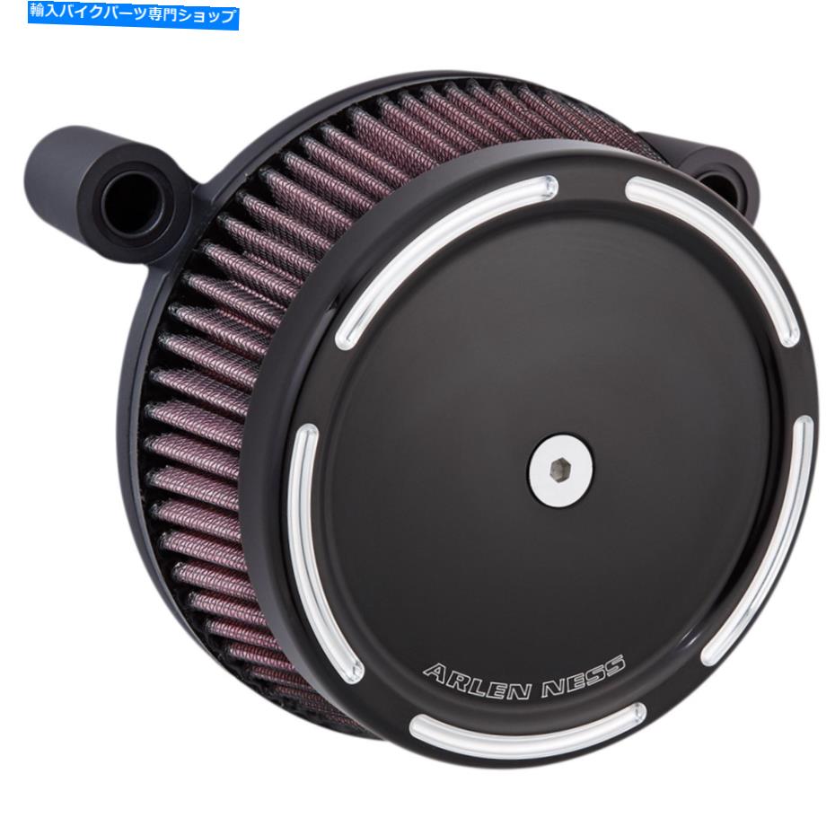 Air Filter アーレンネスビッグサッカーステージ1スロットブラックミルウォーキー8-308 ARLEN NESS Big Sucker Stage-1 Slot Black Milwaukee-Eight 18-308【並行輸入品】