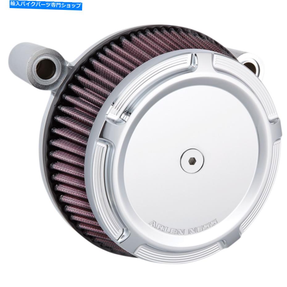 Air Filter Arlen Ness Big Sucker Stage-1 Beveled Chrome Milwaukee-8-314 ARLEN NESS Big Sucker Stage-1 Beveled Chrome Milwaukee-Eight 18-314【並行輸入品】